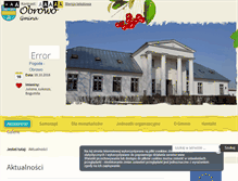 Tablet Screenshot of obrowo.pl