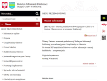 Tablet Screenshot of bip.obrowo.pl